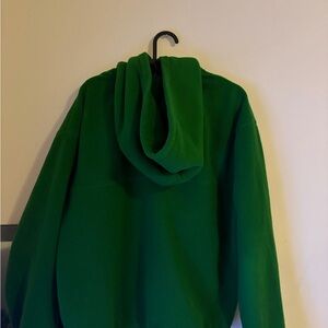 Aritzia Green Hooded Sweater